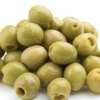 Portie groene olijven