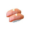 Flamed Sake Nigiri 2 stuks