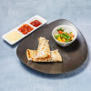Turkse pizza met vlees en kaas