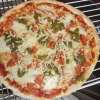 Pizza mozzarella pesto