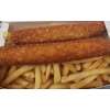 Friet met 2 kipcorns