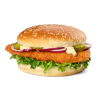 Hot chicken sandwich burger