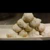 Kourabiédes, Homemade Griekse Kerst Amandelkoekjes 4st.