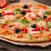 133. Pizza garnalen