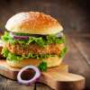Crispy kipburger menu