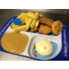 Kinder menu Stukjes kip met bot van de grill