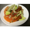 Tomaten-uien salade