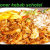 Kipkebab schotel