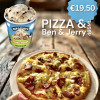 Pizza actie + Ben & Jerry 465ml