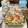 Kapsalon middel actie + Ben & Jerry 465ml