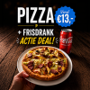 Pizza + frisdrank ACTIE DEAL