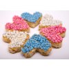 beschuit met roze blauwe of witte muisjes